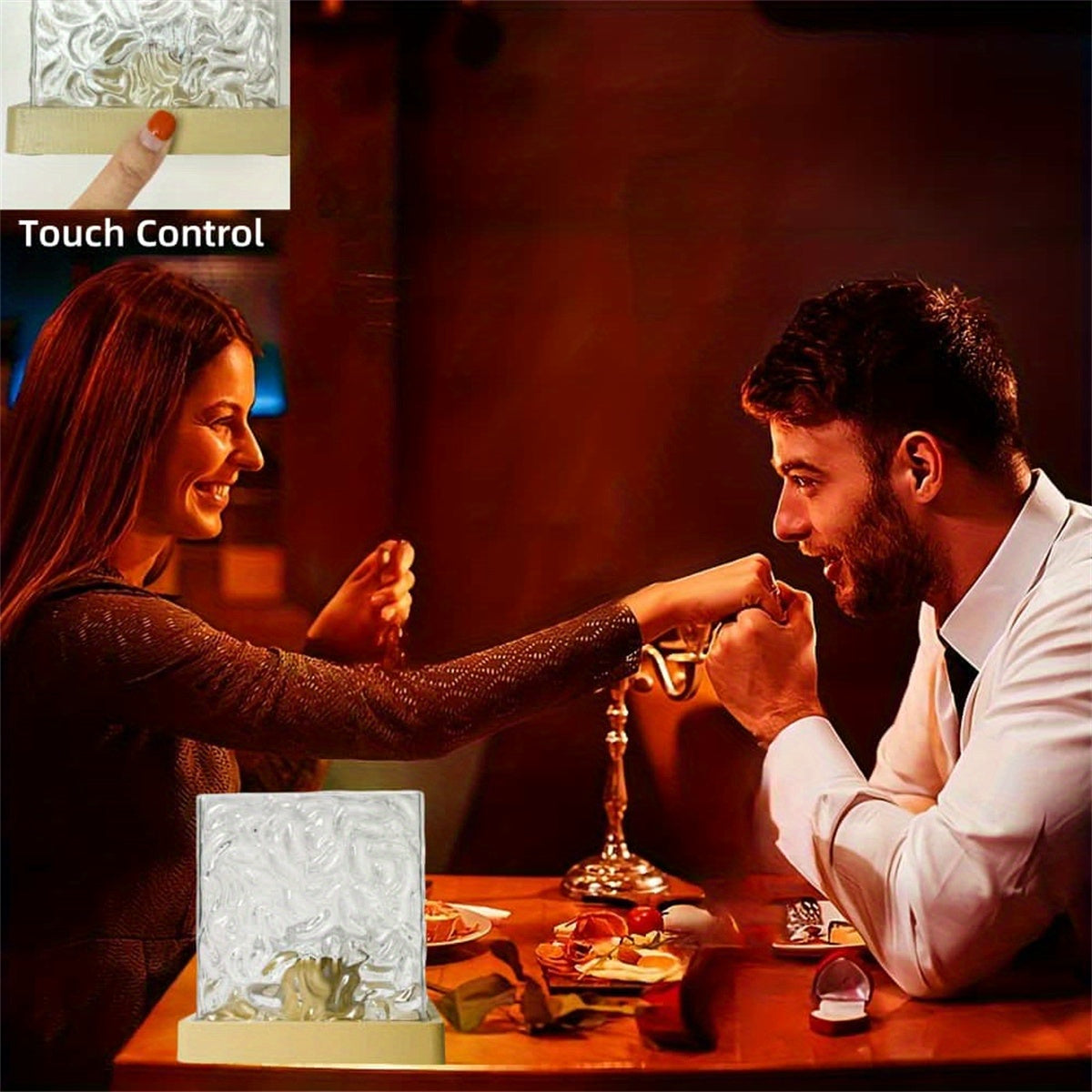 🌈 Projection Tiffany-Style USB Decorative Lamp