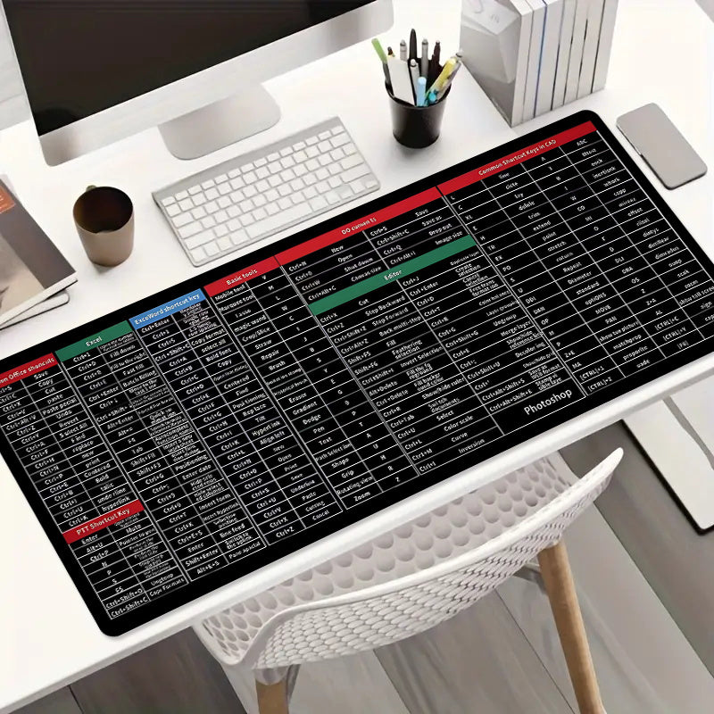 Shortcut Keys Mouse Pad Work Smarter Faster, Cleaner